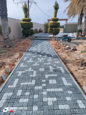 خدمه تقسيم حديقة واستراحات خبره 15  سنه  وهذا من فضل ربي