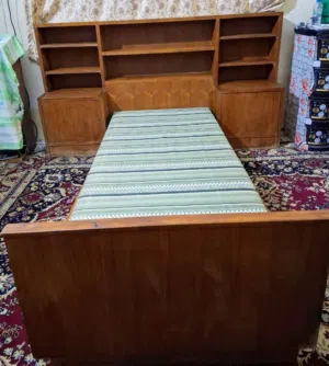 سرير خشب نفر واحدنجاره