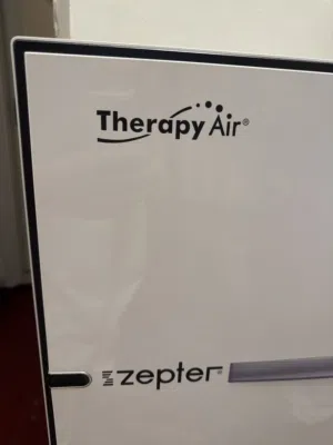 جهاز سحب الرطوبة Therapy airمن شركة Zepter جديد لم يستعمل وله كفالة لون ابيض خمس طبقات للتنقية