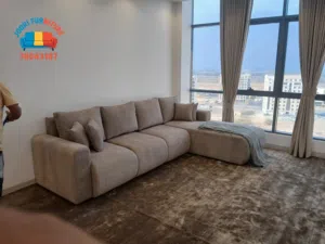 NEW MODREN L SHAPE ORIGINAL WOOD SOFT FOAM 3 YEAR WARRANTY WATERPROOF FABRIC SHOP SEEB MARKET NEAR B