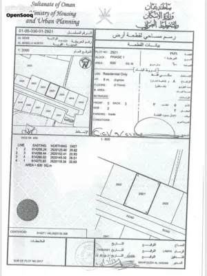 Residential Land for Sale in Muscat Al Maabilah