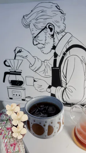 لوحه كورنر قهوه