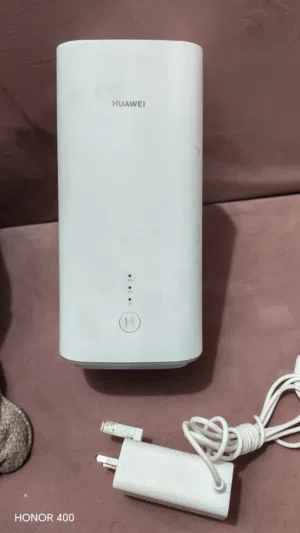 راوتر منزلي فايف جي ماركة هواوي موديل H112-372 شغال ع شركة زين Huawei 5G CPE Pro H112-372 Wi-Fi Zain
