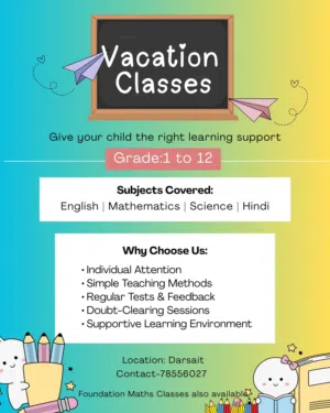 VACATION CLASSES