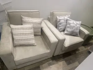 2 single couch’s and 1 round table including delivery
