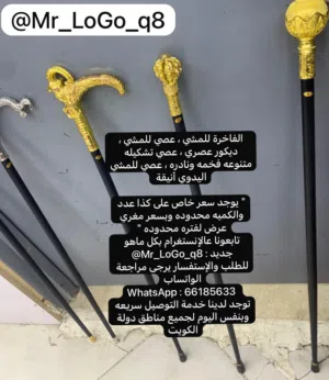 للبيع تشكيلة عصايات