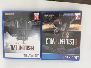 شريطين resident evil للبيع