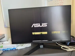شاشة ASUS TUF Gaming 27 بوصة مكسورة للبيع قطع - ASUS TUF Gaming 27 Monitor Broken for part