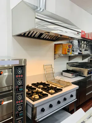 Stainless Steel Cooker Hood with Exhaust Turbine    - هود ستانلس ستيل مع محرك للشفط