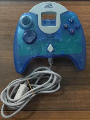 sega Dreamcast controller blue يد دريم كاست ازرق