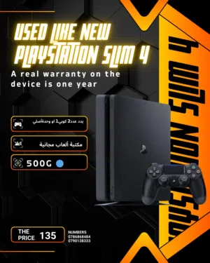 بلايستيشن فور،ps4 المستعمل عنا جديد
