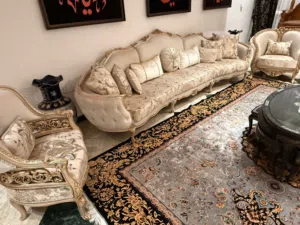 طقم قنفات12 مقعد  تركي دزيان مصري جديد