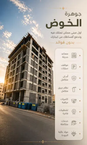 ولأول مره في الخوض تملك شقتك وادفع اقساطها من الايجار ؛ سارع واتصل الان بعمر الفارسي