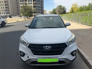 Hyundai Creta 2019 white color GCC