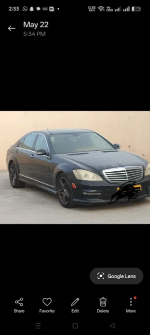 سيارة للبيع مرسيدس بنز S Class 350