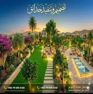 تصميم وتنفيذ حدائق