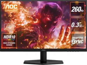 AOC GAMING Monitor Q27G40ZE 27" QHD 260Hz Fast IPS