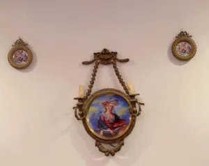 3 شمعدان نحاس 1 شمعدان معلق