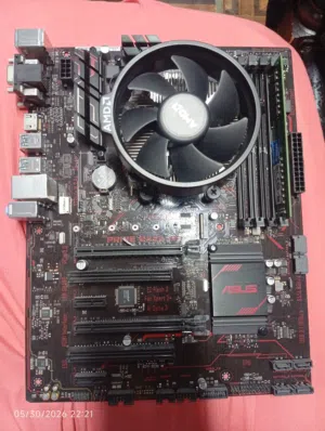 AMD RYZEN 5 2600X ,ASUS PRIME B350-PLUS , CRUCIAL 8GB RAM DDR4 (CPU,MB,RAM ONLY) - SERIOUS BYR