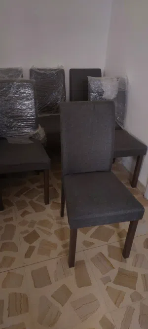 كراسي سفره جديده عدد.6 خشب