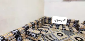 .. كعدة عربية كويتي ربل جديدة جديد قياسة 13و80سم متر 7 منادر 12 مساند 7 تكيات 2 زواية