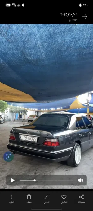 سيارة مرسيدس بطة E200 للبيع  السيارة موديل 95 أصلي على الشركة متور 2000