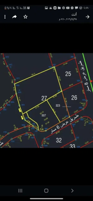 ارض مميزه مع المالك مباشره