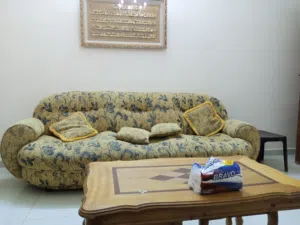 طقم كنب ضيوف للبيع ثلاثية وأربعة فردي.