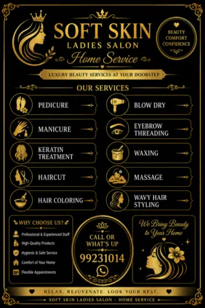 Soft skin ladies salon home service