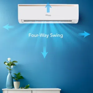 Super General 1 Ton Split Air Conditioner SGS1205N Rotary Compressor, Tropical 12000 BTUs, 4 Way