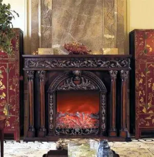 مدفئة مدخل فير بليس تدفئة واجهة fire place