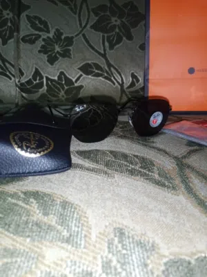نظارة ريبان  بلاك اديشن  جلال ابو مويس ريبان اصلية RAY BAN Black Hexagonal 54 mm Polarized من معرض
