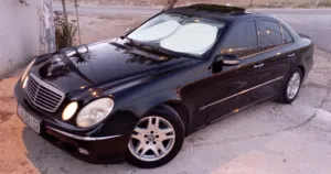 مرسيدس w211 موديل 2006 للبيع لون اسود ملوكي فحص كامل