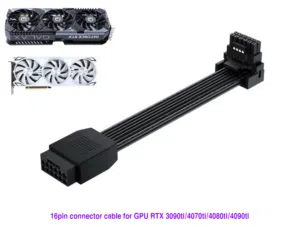 16pin Cable For GPU RTX 3090ti/4070ti/4080ti/4090ti