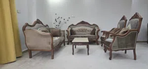 طقم جلوس فاخر اقرا  الوصف فرصة شراء اثاث مصري تصميم ولون جميل جدا ونوعية خشب جدا ممتازة خشب الزان.