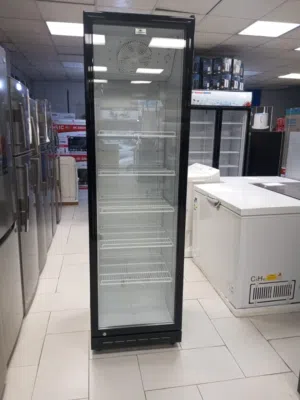 ثلاجة عرض زجاج مزدوج ناشونال الكتريك 258لتر 5 رفوف اضاءة LED انڤيرتر كفالة عامين أفضل سعر في المملكة