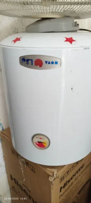 قيزر سعودي سيراميك بحال الوكالة 80 لتر