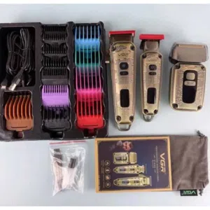 بكج ماكنات الحلاقة الفرعوني VGR الاحترافية V-642 المخصص للصالونات