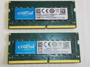 RAM 32GB DDR4 3200 MHz Laptop Memory