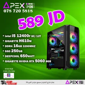 كمبيوتر العاب تجميعات بافضل الاسعار RTX I5 16GB NVME