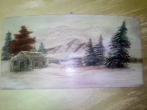 لوحات فنيه عدد 2 رسم يدوي احترافي للبيع بسعر مناسب