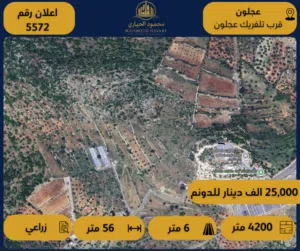 Farm Land for Sale in Ajloun Other