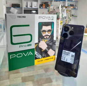 جهاز اخو الجديد pova 6 pro 5G رام 24 جيجا 256 مكفول بالشركة اغراضة والكرتونه الأصلية متوفر توصيل