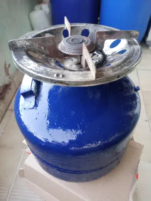 غاز سفري  حجم كبير سعة 5 كيلو  بحاله جيده جداً