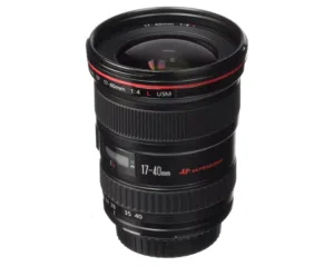 للبيع عدسة  Canon EF 17-40mm f/4L USM  من الفئة الاحترافية L Series