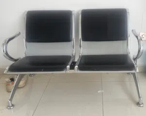 كنبة استيل 2 كرسى كراسي انتظار Steel sofas waiting chairs
