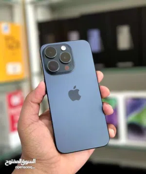 عرض خاص : iPhone 15 pro 128GB هواتف بحالة الوكالة مع ضمان و ملحقات بدون اي شموخ أو مشاكل و بأقل سعر