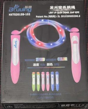 Light up color change jump ropes (50 pcs)