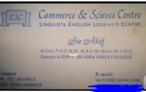 Tuition available for grade V-XII,           O Level,B.S,B.Com onSite(physical)     onLine