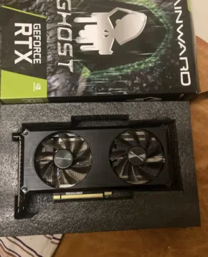 كرت شاشة Rtx3060ti جديد مع الكرتونه و كتيب التعليمات